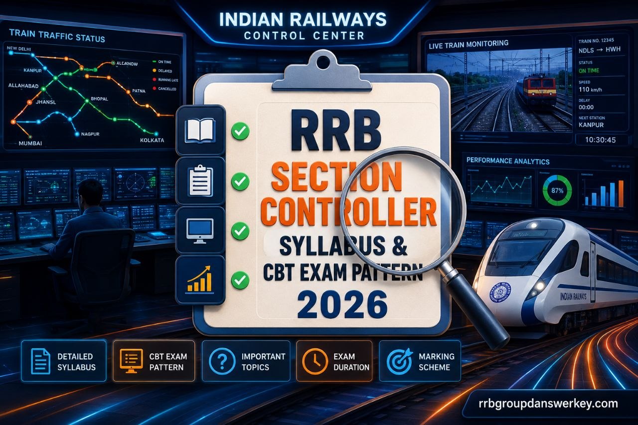 RRB Section Controller Syllabus 2026: CBT Exam Pattern, Subject-Wise Topics & CBAT Aptitude Guide